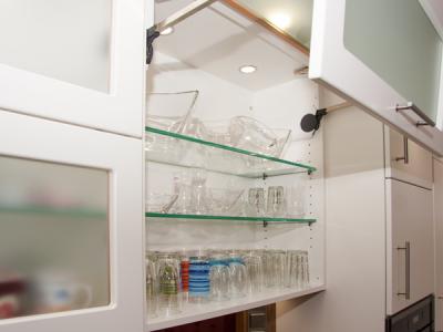 Innenbeleuchtung im Hängeschrank