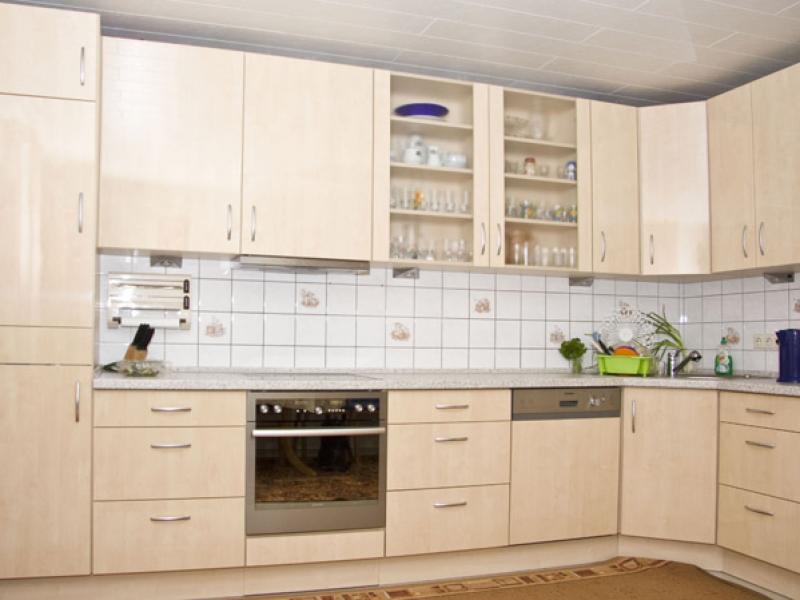 Front Holzdekor Ahorn / Hochglanz